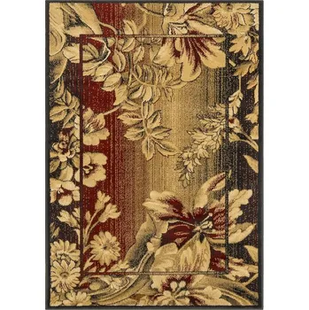 Koberec Breno Kusový koberec OPTIMAL DATURA O Dark Red, 120x170 cm, Vícebarevné