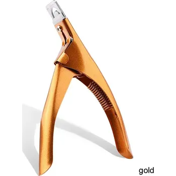 Kleště na nehty Štípací kleště na umělé nehty a tipy | kleště, nástroj na nehty - Zlato