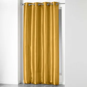 Žlutý závěs z mikrosaténu 140x240 cm Shana – douceur d'intérieur ID_1771924