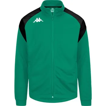 Chlapecká mikina KAPPA4FOOTBALL LENNO mikina Jr zelená-černá 10Y