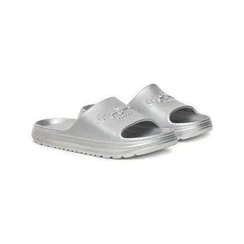 Dámské žabky Nazouváky Pepe Jeans Beach Slidemet PLS70165 Stříbrná 37