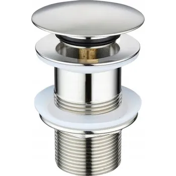 Sifon Umyvadlová výpusť KLIK-KLAK chromovaná mosazná automatická bez přepadu