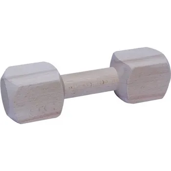 Hračka pro psa BAFPET Aportovací činka, dřevěná - Přírodní