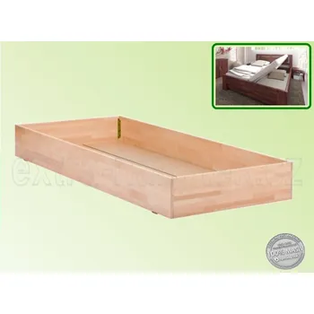 Postel Úložný prostor pevný SUPRA 129 BUK Šířka: 90x200, Moření: Třešeň, Vnitřní vybavení: Bez vnitřního vybavení
