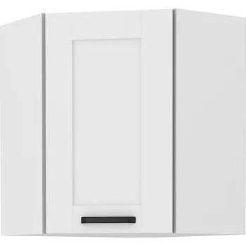 Kuchyňská skříňka Horní rohová skříňka LUNA BÍLÁ / BÍLÝ MAT 60x60 GN-72 1F