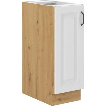 Kuchyňská skříňka Spodní výsuvná skříňka STILO BÍLÁ / DUB ARTISAN 30 D CARGO BB