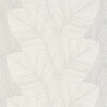 Tapeta Vliesové tapety na zeď listy šedo-hnědé 10021-01