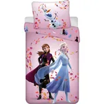 Jerry Fabrics Bavlněné povlečení 140x200 + 70x90 cm - Frozen "Magical time"