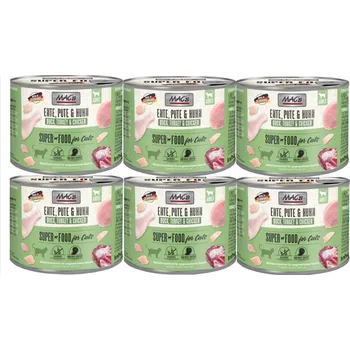 Krmivo pro kočku MAC's Cat | Dospělý | Kachna krůta , kuře 6x200g