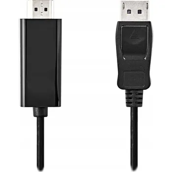 Video kabel NEDIS kabel HDMI/ zástrčka DisplayPort - zástrčka HDMI/ černý/ bulk/ 2m