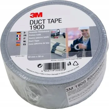 Opravná páska DUCT TAPE 3M SCOTCH 50 mm x 50 m šedá