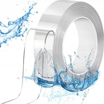 Lepicí páska Nano oboustranná lepicí páska, silná, průhledná, 3 m