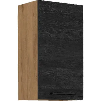 Kuchyňská skříňka Horní dveřová skříňka VIGO DARK WOOD 40 G-72 1F
