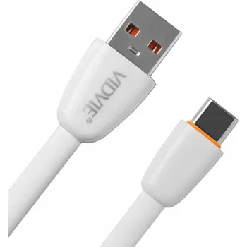 Datový kabel Kabel VIDVIE USB - USB typ C 1 m bílý