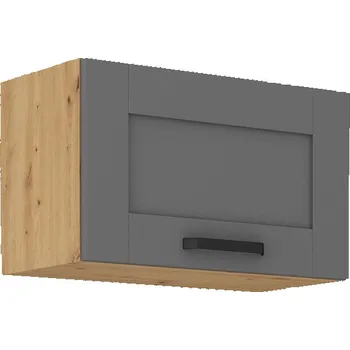 Kuchyňská skříňka Horní výklopná skříňka na digestoř LUNA DUSTGREY / DUB ARTISAN 60 GU-36 1F