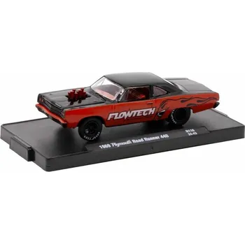 autíčko Plymouth Road Runner 440 1969 1:64 - M2 Machines Plymouth Road Runner 1969 - kovový model auta