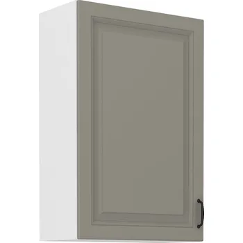 Kuchyňská skříňka Horní dveřová skříňka STILO STILO CLAYGREY / BÍLÝ MAT 60 G-90 1F