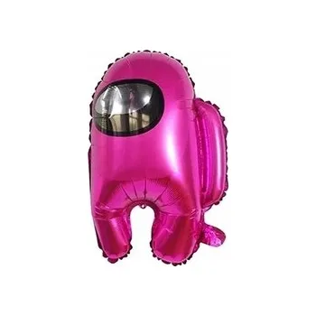 Balónek Fóliový balónek Kosmonaut Růžový - dekorace na oslavu, narozeniny, eventy