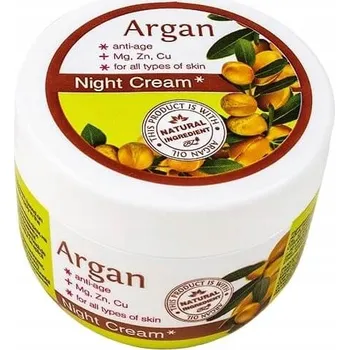 Pleťový krém Noční pleťový krém s arganovým olejem 100 ml - Proti vráskám, pro všechny typy pleti
