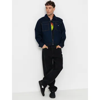 OBEY Icon Hardwork (rinse indigo) L, námořnická modrá