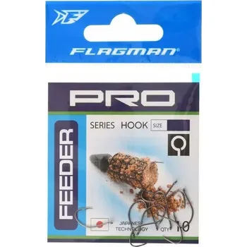 Rybářský háček Flagman Feeder Pro Háčky s protihrotem 10 ks