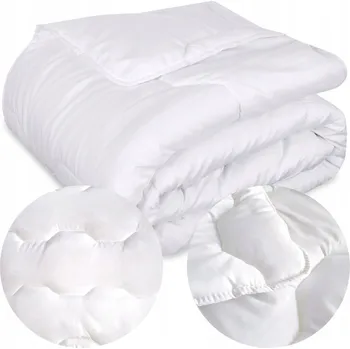 přikrývka Antialergická přikrývka Letní 180x200 prošívaná Lehká na léto Bílá tenká