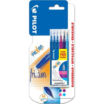 Pilot Sada 6 ks náplní 0,7 Ball Frixion - fialová, modrá, světle modrá, růžová