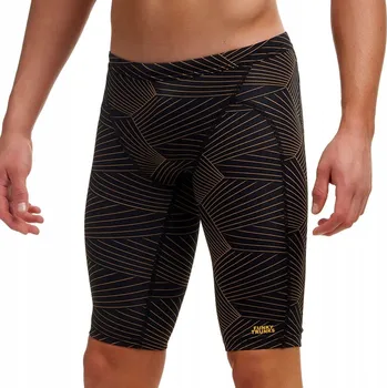 Chlapecké oblečení Kraťasy FUNKY TRUNKS Gold Weaver - chlapecké plavky jammery 128-140 Cm/8/UK24