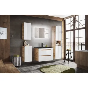 Koupelnový nábytek Koupelnová sestava ARUBA BÍLÁ I 150cm