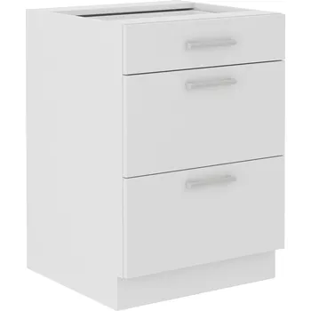Kuchyňská skříňka EKO WHITE 60 D 3S BB
