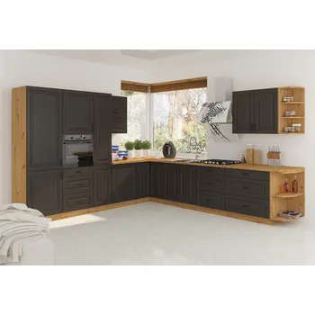 Kuchyňská linka Kuchyňská linka STILO GRAFIT / DUB ARTISAN VII