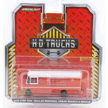 autíčko Step Van allas Regional Urban Search & Rescue 2019 zelená kola 1:64 Step Van Minibus - kovový model