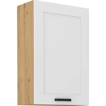 Kuchyňská skříňka Horní dveřová skříňka LUNA BÍLÁ / DUB ARTISAN 60 G-90 1F