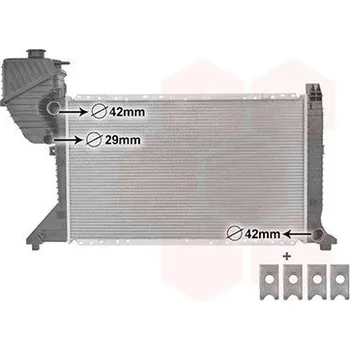 Motor automobilu Chladič, chlazení motoru VAN WEZEL 30002300