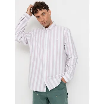 Carhartt WIP Dillion (dillion stripe/hortensia/white) XL, růžová