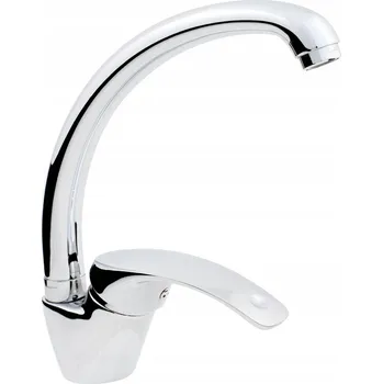 Vodovodní baterie Kuchyňská baterie stojánková Hydroland Vena stříbrná