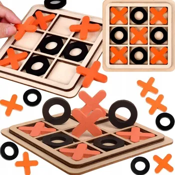 Desková hra Stolní hra GRA KÓŁKO I KRZYŻYK DREWNIANA