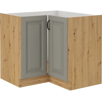 Kuchyňská skříňka Spodní rohová skříňka STILO CLAYGREY / DUB ARTISAN 90x90 ND 2F BB