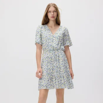 Dámské šaty Reserved - Šaty z viskózy - žlutá - 6675B-11X - 6675B-11X-XXL