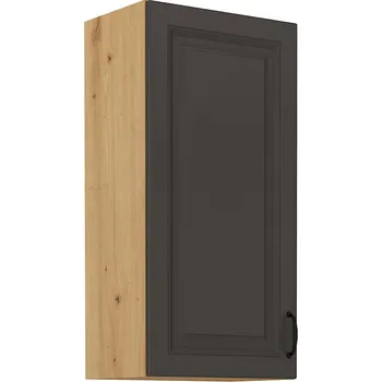 Kuchyňská skříňka Horní dveřová skříňka STILO GRAFIT / DUB ARTISAN 45 G-90 1F