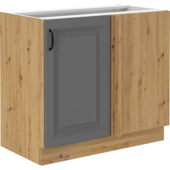 Kuchyňská skříňka Spodní rohová skříňka STILO DUSTGREY / DUB ARTISAN 105 ND 1F BB