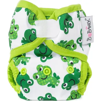 Plenkové kalhoty Bobánek 2. jakost Novorozenecké svrchní kalhotky suchý zip - Veselé žabky