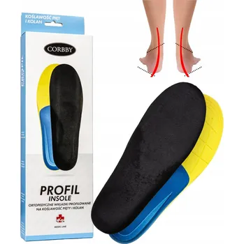 Vložka do bot Profilované ortopedické vložky do bot Corbby PROFIL INSOLE S 38-40