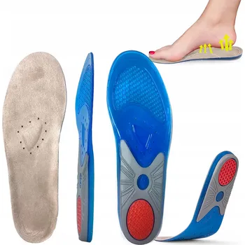 Vložka do bot Gelové Profilované Vložky do Bot BOZP na Ploché Nohy - Příčná a Podélná Klenba