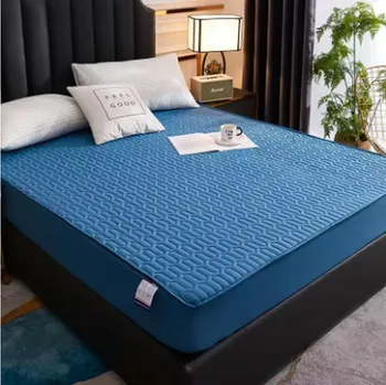 Chránič matrace Voděodolné a antibakteriální prostěradlo/chránič na matrace Barva: modrá, Velikost: 200x200 cm