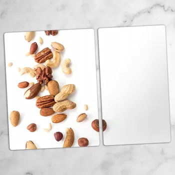 Obraz Kuchyňské Multifunkční Dekorativní Desky Tvrzené Oříšky 40x52 a 30x52
