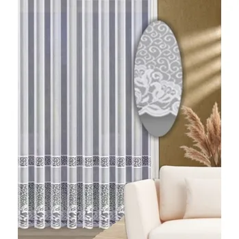 Záclona Linda výška 120 cm bílá