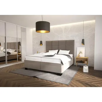 Postel BLANÁŘ NÁBYTEK, a.s. Blanář čalouněná dvoulůžková postel SABRINA (180x200 cm) - AKČNÍ