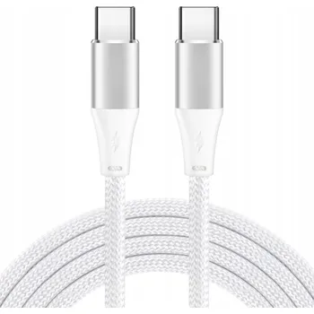 Datový kabel Kabel iBOX USB-C - USB-C 1 m bílý