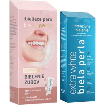 zubní pasta Bělící sada BIELA PERLA bělící pero a intenzivní bělící pasta